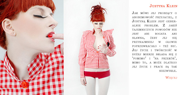 obrazek powitalny - Justyna Klein, fotografia mody